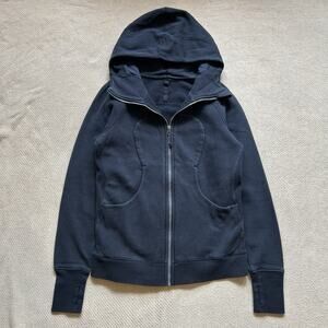 Lululemon Scuba Black Fleece Full Zip Hoodie 8